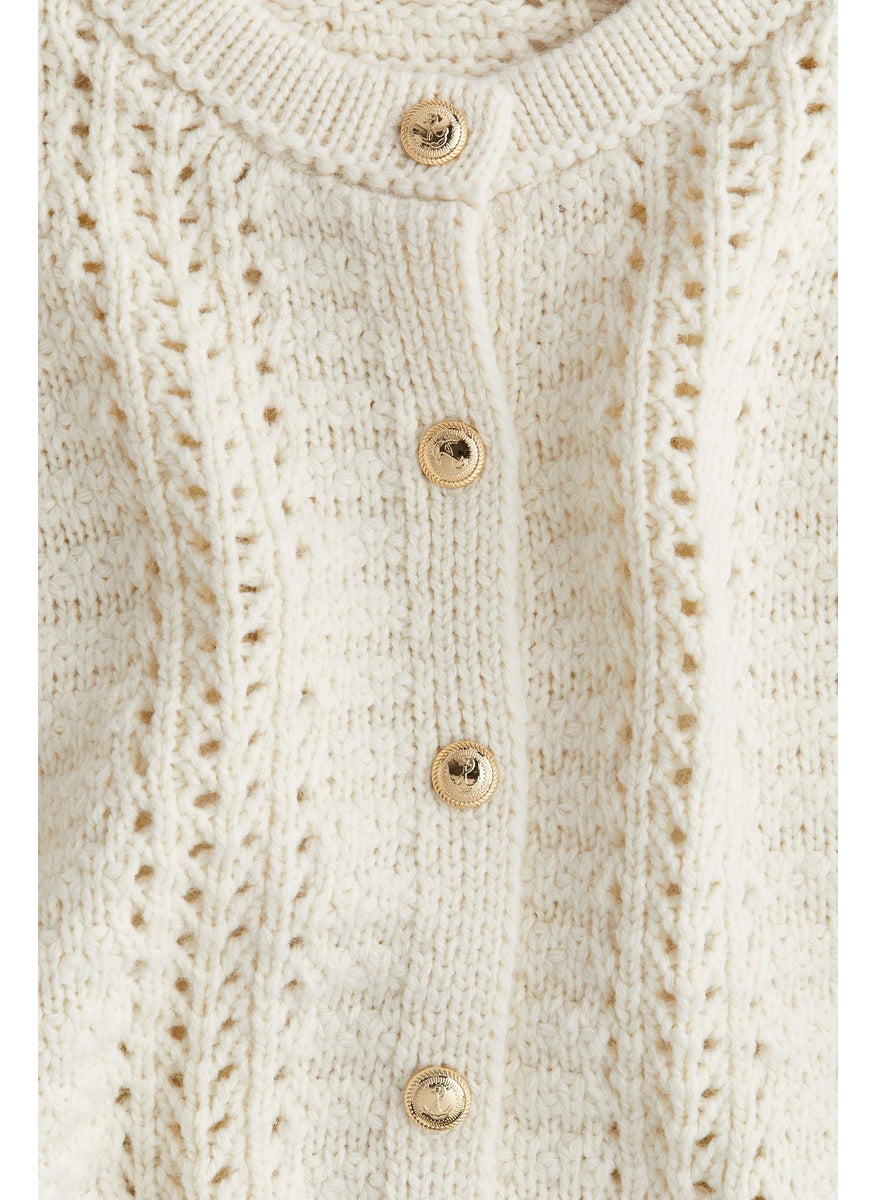 H&M Pointelle-Knit Cardigan  - Image 5