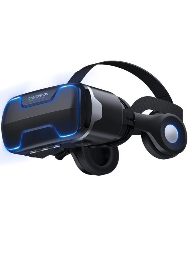 Thousand Magic Mirror 4 Generation Four VR Virtual Reality Glasses Head-mounted Game Helmet Manufacturers 3d Movie Mobile Phone-Color:Upgraded Version + Handle 054 + Y1 Black - Image 5