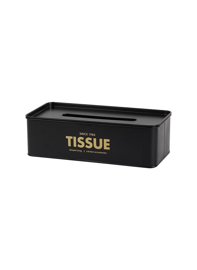 DANUBE HOME Zyra Tissue Box For Home ]Kitchen Dining 27.8 X 13 X 8.5 Cm Black  - Image 3
