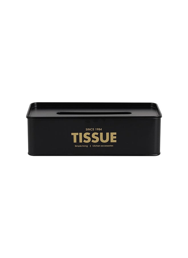 DANUBE HOME Zyra Tissue Box For Home ]Kitchen Dining 27.8 X 13 X 8.5 Cm Black  - Image 4