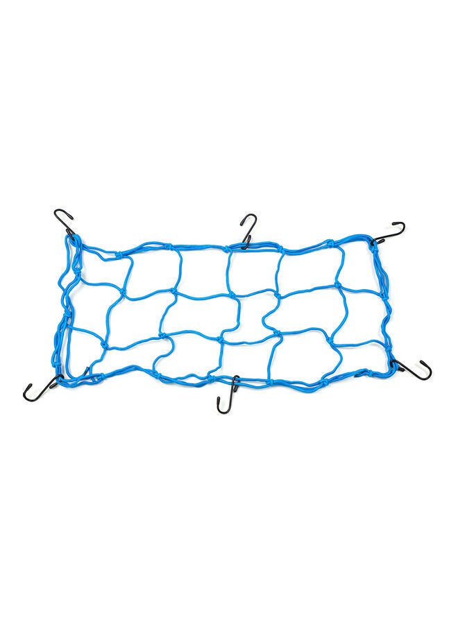 NIBEMINENT Cargo Net Motorcycle Helmet Mesh Bungee Cord With 6 Hooks  - Image 1