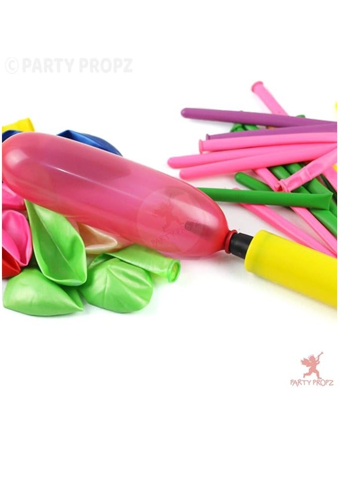 Party Propz Manual Balloon Hand Pump - 1 Pc Air Pump For Balloon | Air Balloon Pump | Balloon Air Pump | Hand Balloon Pump | Balloon Blower | Balloon Inflator Pump For Latex Foil, Helium Air Balloon - Image 3