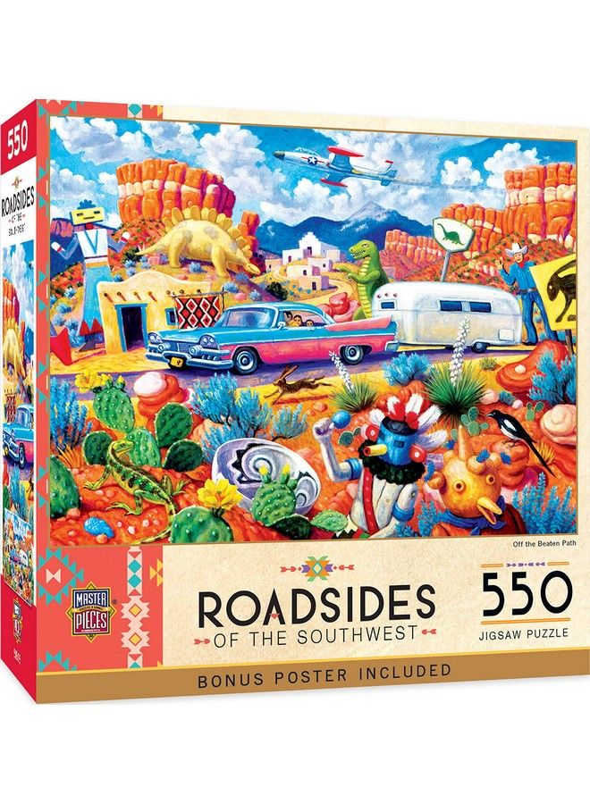 MasterPieces 550 Piece Jigsaw Puzzle For Adults Family Or Kids Off The Beaten Path 18"X24" - Image 2