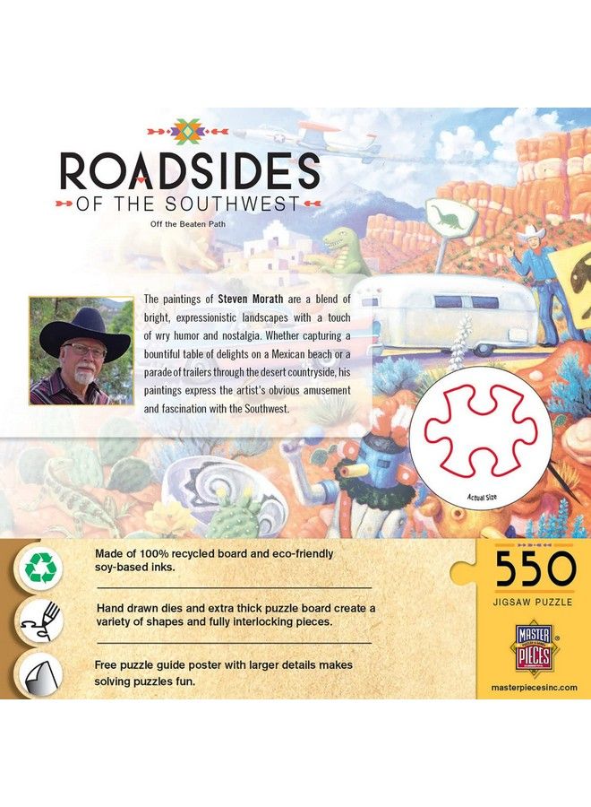 MasterPieces 550 Piece Jigsaw Puzzle For Adults Family Or Kids Off The Beaten Path 18"X24" - Image 4