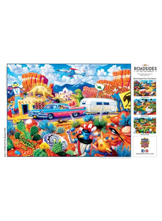 MasterPieces 550 Piece Jigsaw Puzzle For Adults Family Or Kids Off The Beaten Path 18"X24" - Image 5