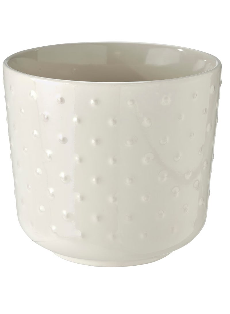 erorex Plant pot, in/outdoor off-white, 12 cm - Image 1