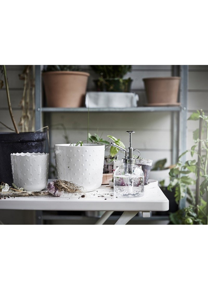 erorex Plant pot, in/outdoor off-white, 12 cm - Image 3