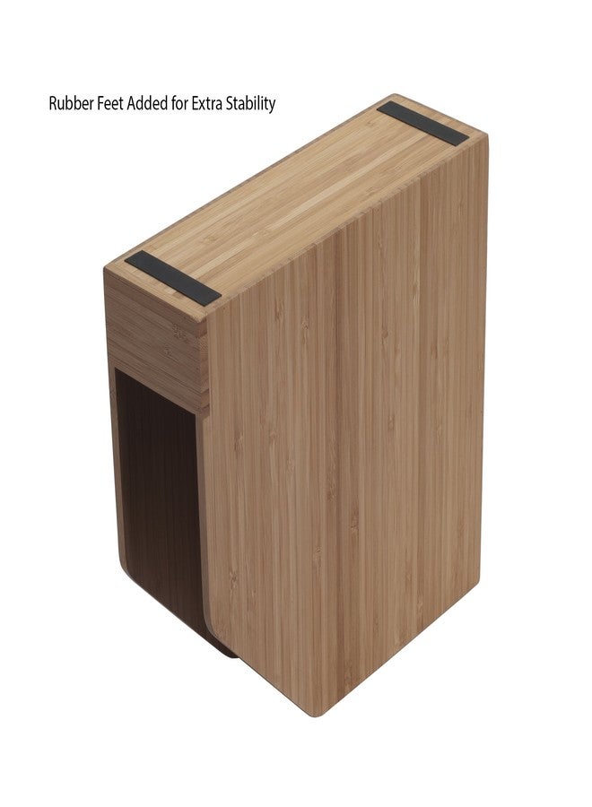MobileVision Bamboo Vertical File Folder Holder & Office Product Organizer, Store Files, Magazines, Notepads, Books and more, 2 Pack Combo Set - Image 5