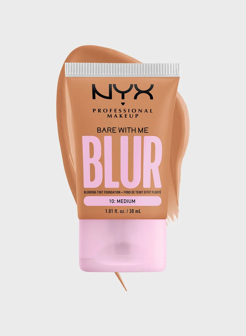 NYX PROFESSIONAL MAKEUP Bare With Me Blur Tint Foundation - Medium