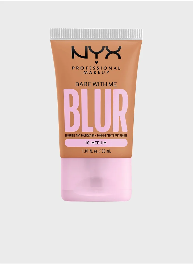 NYX PROFESSIONAL MAKEUP Bare With Me Blur Tint Foundation - Medium