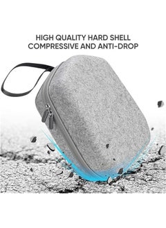MIXDE Hard Case Compatible with Meta Oculus Quest 3 VR Gaming Headset&Touch Controllers,Waterproof Shockproof Carrying Bag with Mesh Pocket for Accessories, Suitable for Travel and Home Storag (Grey)  - Image 5