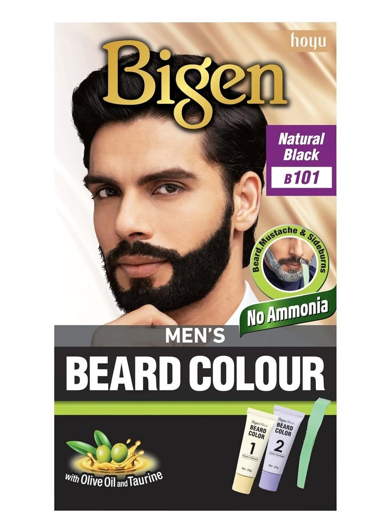 Bigen Beard Dye for Men Natural Black B101 40g - Image 1