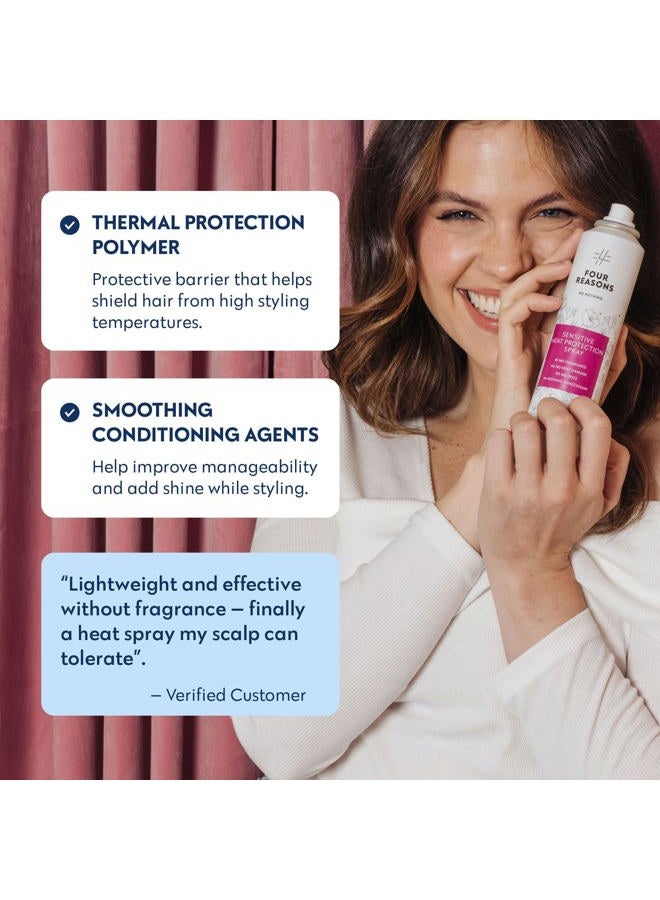 No nothing Very Sensitive Aerosol Heat Protectant Spray for Hair - Hypoallergenic, Fragrance Free Heat Protection Spray - Gluten Free, 100% Vegan, Cruelty-Free Hair Protectant Spray from Heat - 4.97 - Image 4