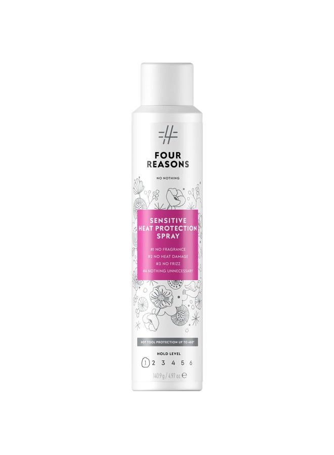 No nothing Very Sensitive Aerosol Heat Protectant Spray for Hair - Hypoallergenic, Fragrance Free Heat Protection Spray - Gluten Free, 100% Vegan, Cruelty-Free Hair Protectant Spray from Heat - 4.97 - Image 1