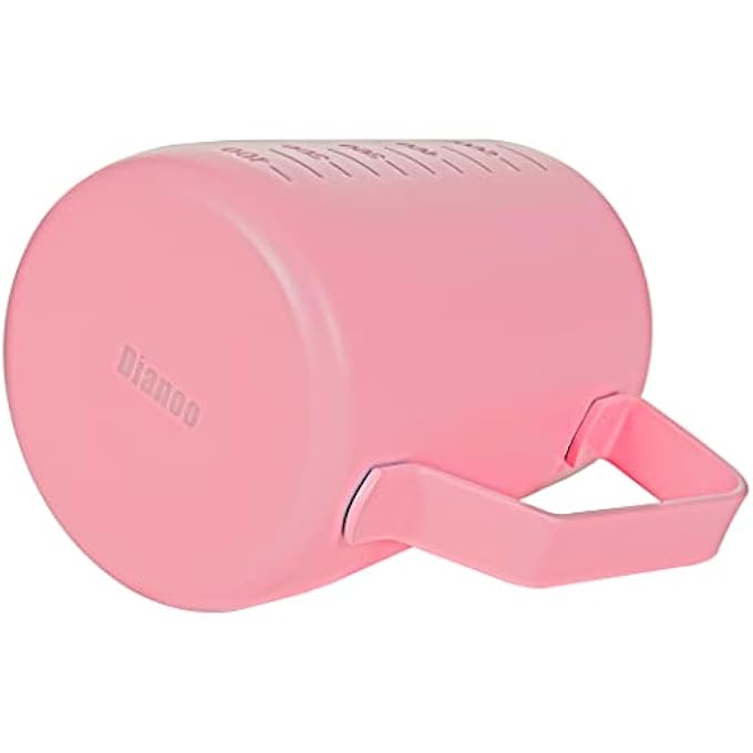 Dianoo Espresso Steaming Pitcher 600Ml Milk Frothing Pitcher Stainless Steel With Measurement Milk Frothing Cup Coffee Jug Latte Art Pink - Image 3