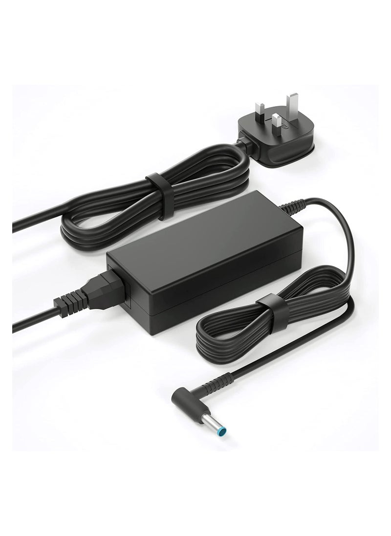 JSBazar HP notebooks 65W 19.5V 3.33A adapter with a 4.5mm blue pin connector  - Image 1