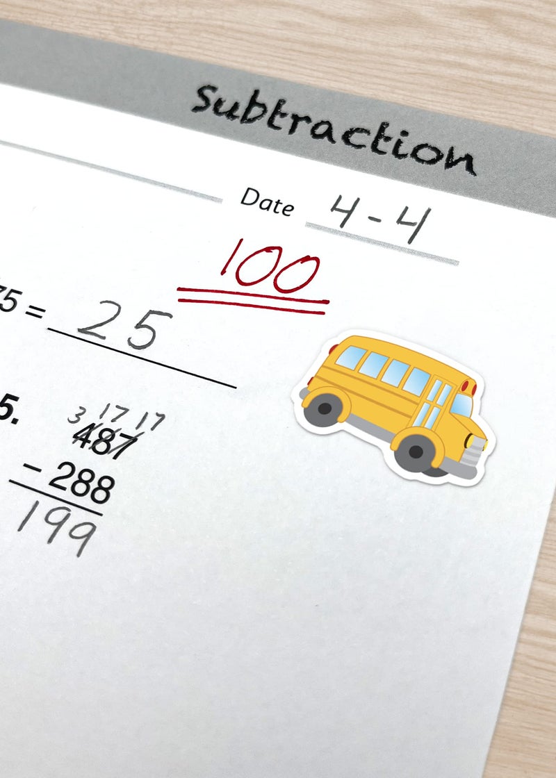 Teacher Created Resources School Bus Stickers (5651) - Image 2