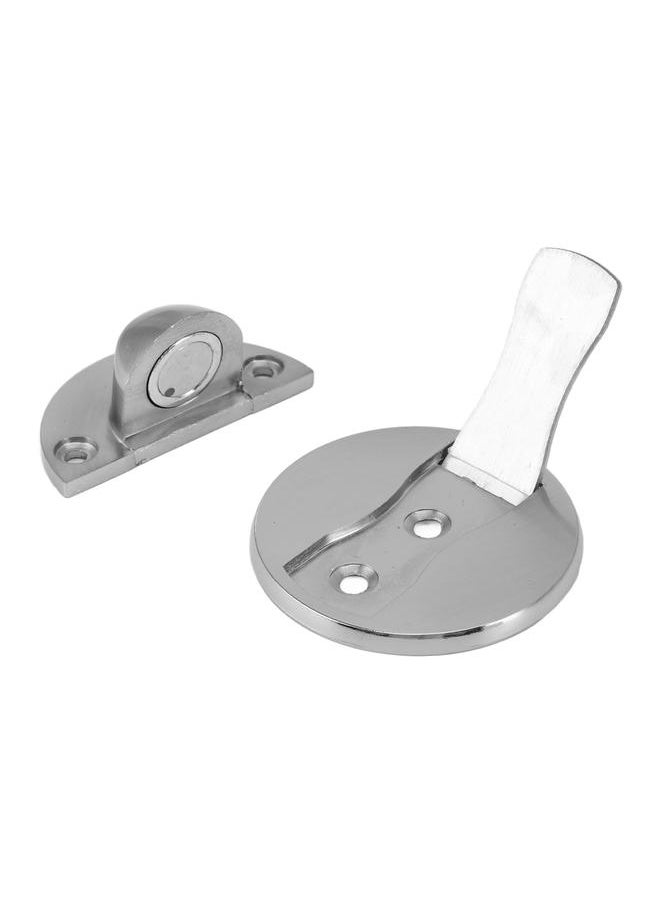 Thoraya 2Pcs Floor Door Stopper Zinc Alloy Rustproof Strong Magnet Simple Magnetic Door Stop for Bedroom Bathroom 3 to 20mm Gaps  - Image 5
