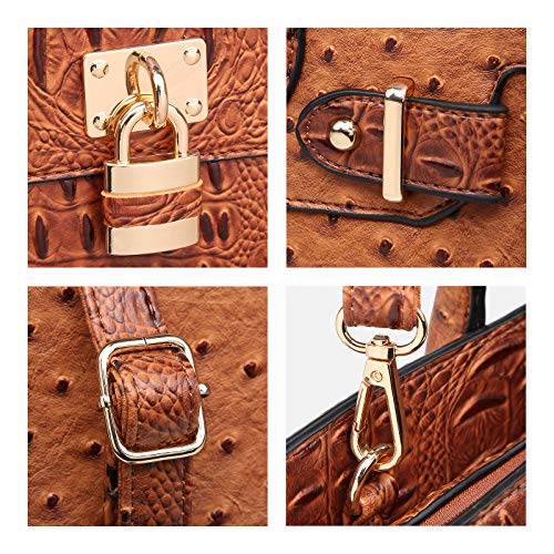 Dasein Women Handbags and Purses Ladies Shoulder Bag Top Handle Satchel Tote Work Bag with Wallet - Image 4