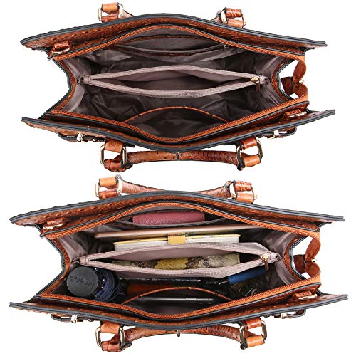 Dasein Women Handbags and Purses Ladies Shoulder Bag Top Handle Satchel Tote Work Bag with Wallet - Image 5