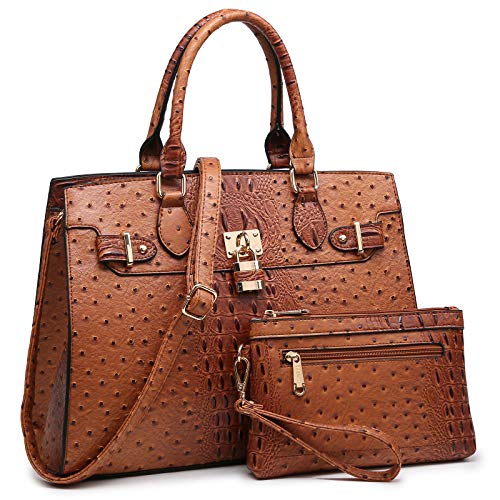 Dasein Women Handbags and Purses Ladies Shoulder Bag Top Handle Satchel Tote Work Bag with Wallet - Image 1