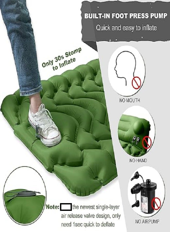 Generic Inflatable Sleeping Pad Mat Bed Camping Backpacking Hiking Ultra-Light Compact Comfortable Extendable - Image 3