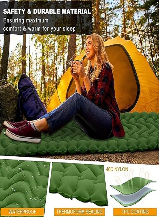 Generic Inflatable Sleeping Pad Mat Bed Camping Backpacking Hiking Ultra-Light Compact Comfortable Extendable - Image 4