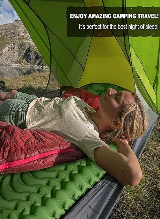 Generic Inflatable Sleeping Pad Mat Bed Camping Backpacking Hiking Ultra-Light Compact Comfortable Extendable - Image 5