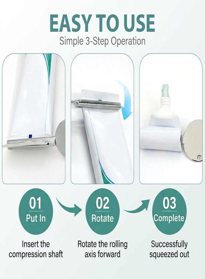 Shudyear 6 Pack Toothpaste Squeezer Metal Tube Key Roller - Stainless Steel Squeezer Tool for Toothpaste Hair Color Paint Tubes Dispenser Clip Holder - Image 4