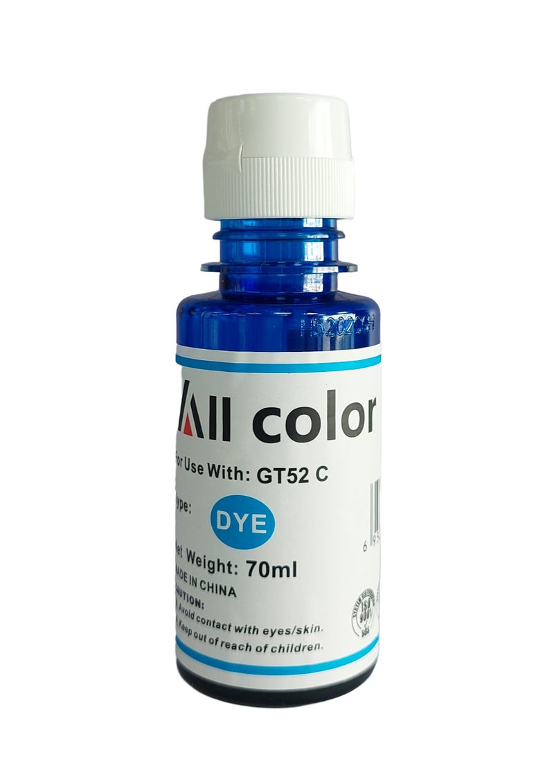ALL COLOR Compatible Liquid Ink With GT53/51 Black GT52 Cyan GT52 Yellow GT52 Magenta ink Replacement for HP Printers 315, 316, 319, 415, 416, 500, 515, 525, 516, 530, 580, 585  - Image 3