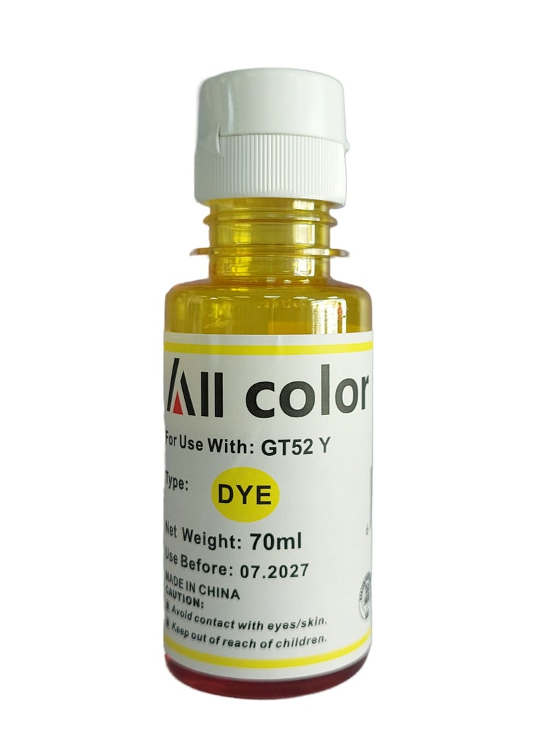 ALL COLOR Compatible Liquid Ink With GT53/51 Black GT52 Cyan GT52 Yellow GT52 Magenta ink Replacement for HP Printers 315, 316, 319, 415, 416, 500, 515, 525, 516, 530, 580, 585  - Image 4