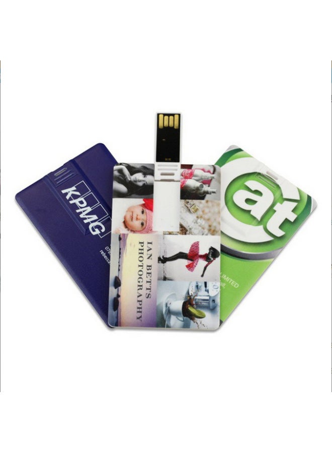 Ultra-thin Card U Disk Enterprise Advertising Business Card USB Disk 3.0 High-speed Business Bidding Wedding Gift U Disk Wholesale-Color:Gift Box Packaging-Capacity:2.0 8GB - Image 5