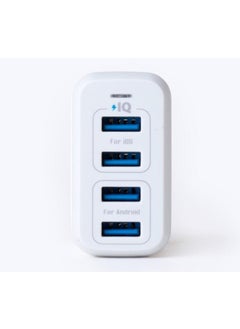 Admos ADMOS Portable 4 Port USB Wall Charger White  - Image 2