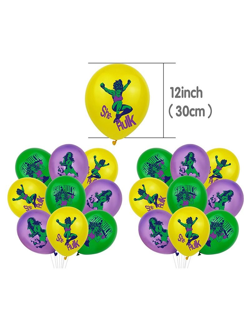 She-Hulk Birthday Party Decorations - Image 4