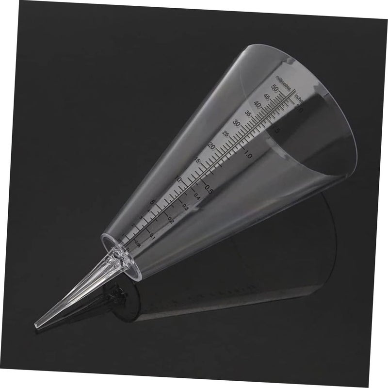 2pcs Outdoor Rain Gauge with Spike Easy Read Scale for Lawn Garden Farming Climate Monitoring - Image 5