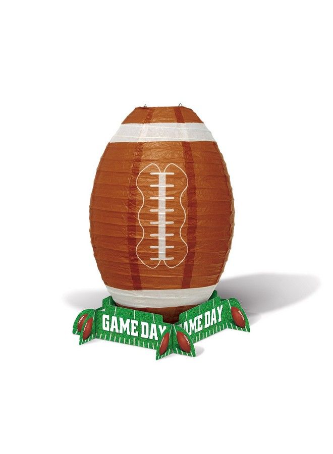 Beistle Game Day Football Lantern Centerpiece 11" Multicolor - Image 2