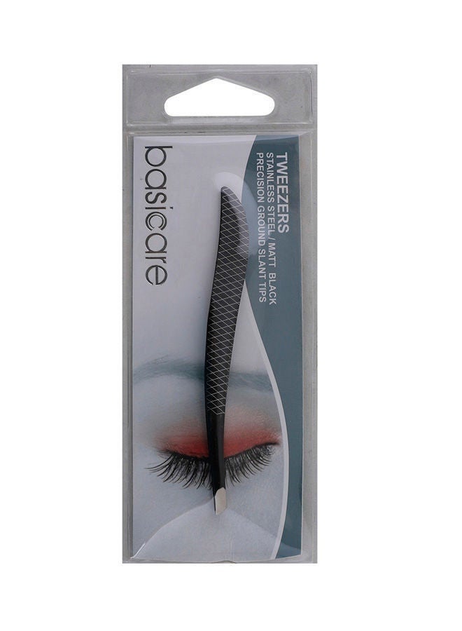 Basicare ملقط ستانلس ماتي أسود