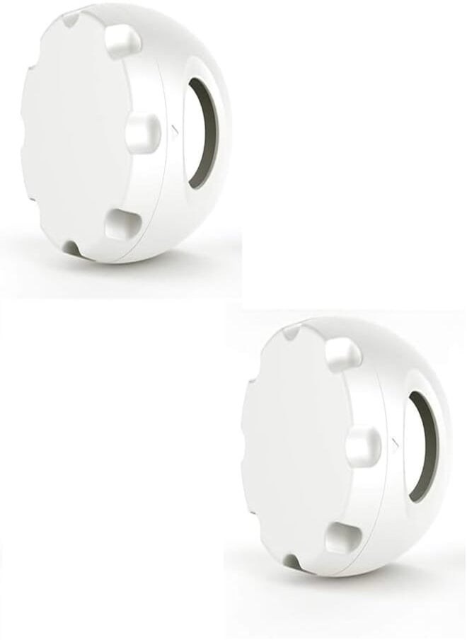 FASHION MANIA fashion mania 2Pcs Child Safety Door Knob Cover Anti-open Door Knob Locking Cover Child Proof Round Door Knob Lock Universal Door Knob Cover 