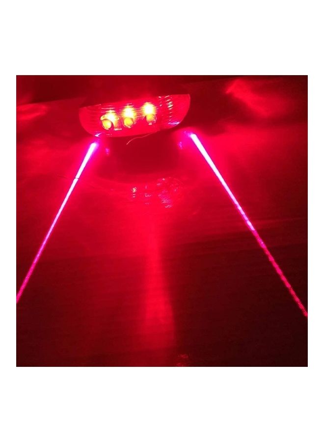 NIBEMINENT Bicycle Laser Projector Rear Tail Light  - Image 5