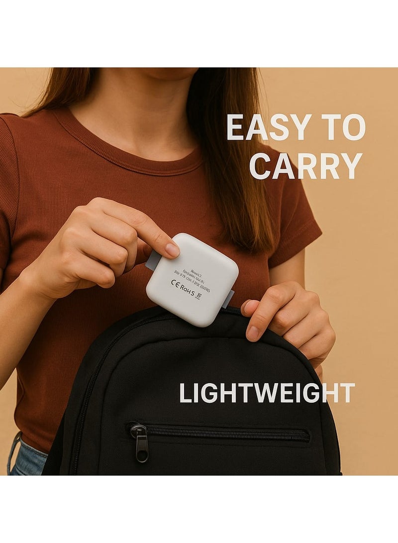 سبارتون محطة شحن لاسلكية قابلة للطي 3 في 1 من ماج سيف، قاعدة شحن سريعة Qi بقوة 15 وات، شاحن سفر مغناطيسي متعدد الاستخدامات لهواتف آيفون 16/15/14/13/12 برو ماكس، ساعة أبل ألترا/9/8/7/6/SE/5/4/3/2، سماعات إيربودز 3/2/برو، ووسادة جانبية محمولة بمنفذ USB-C - Image 5