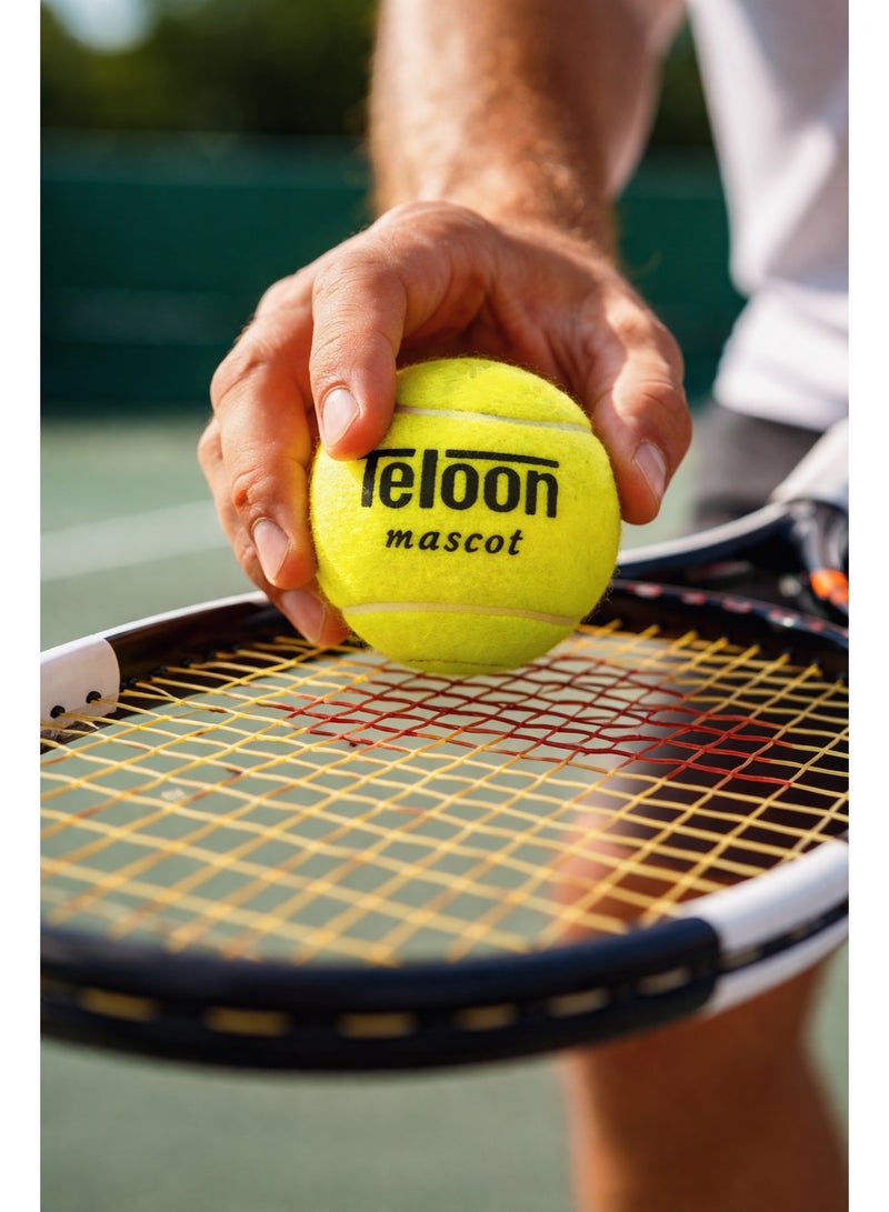 Teloon High Elasticity Premium Tennis Balls – Pack of 3 Balls – Durable Practice Balls for Beginners, Kids & Adults – Ideal for Daily Exercise, Coaching, School & Recreational Tennis Games – Soft Bounce Control – Outdoor & Indoor Use - Image 5