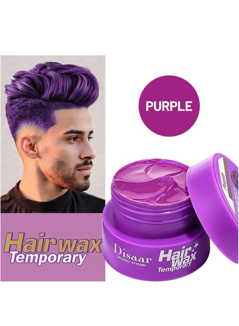 Disaar Hair Wax Temporary Instant Color (PURPLE) 80 g - Image 1