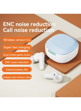Wireless earbuds bluetooth 5.49 earphones ENC noise cancelling in-ear waterproof earphones with microphone , suitable for outdoor travel - view 2