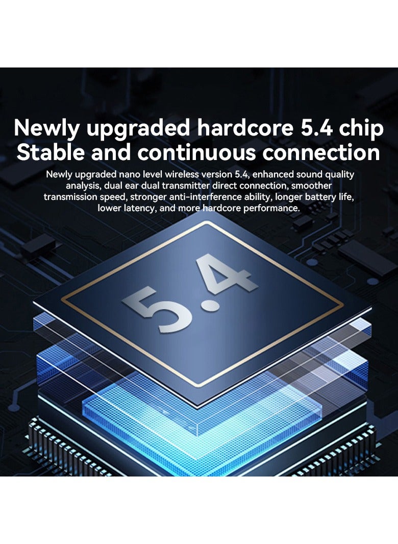 caijin Wireless earbuds bluetooth 5.49 earphones ENC noise cancelling in-ear waterproof earphones with microphone , suitable for outdoor travel - Image 4