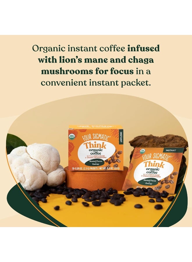 FOUR SIGMATIC medium roast Mushroom Coffee Lion's Mane & Chaga 10sach - Image 4