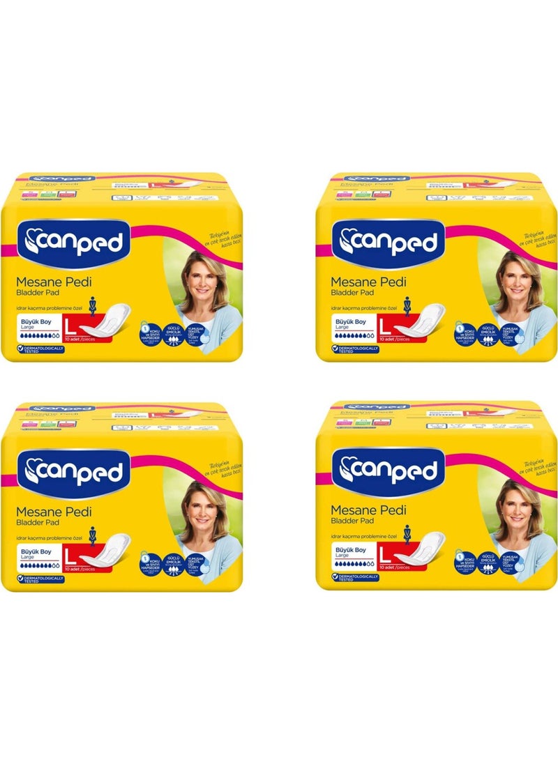 CANPED - Bladder Pad Large Large Size 40 Pieces (4PKX10) - Image 1