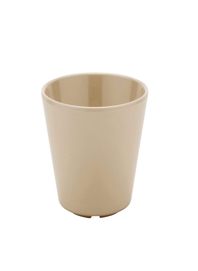 Get G.E.T. Enterprises Tan 8 oz. Bowl, Break Resistant Dishwasher Safe Melamine Plastic, Supermel Collection BC-007-T-EC (Pack of 4) - Image 2
