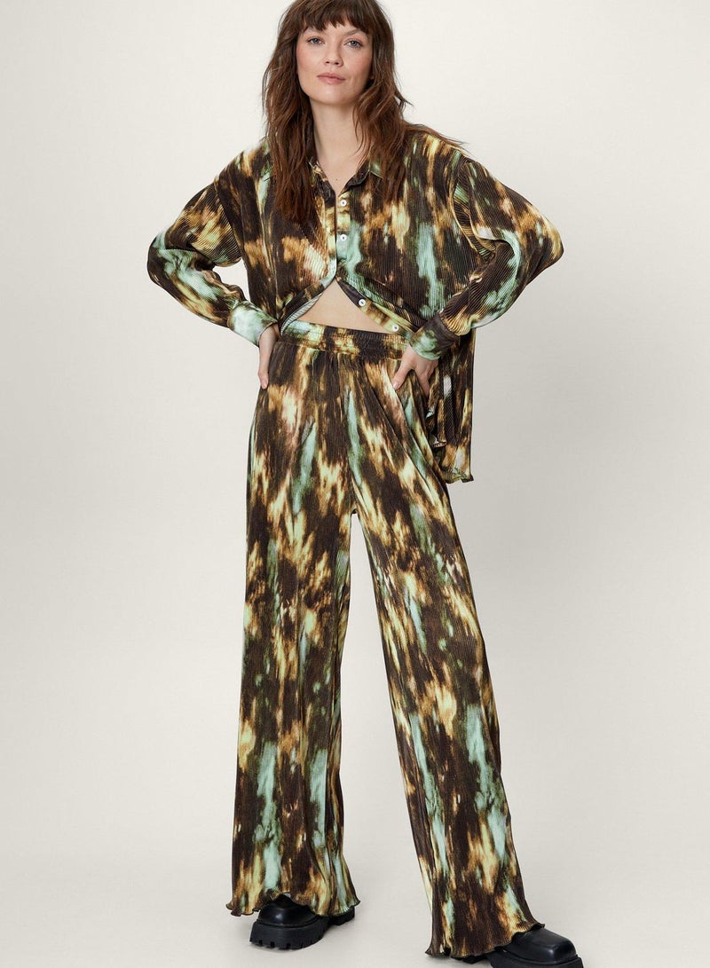 NASTY GAL Tie Dye High Waist Pants  - Image 3