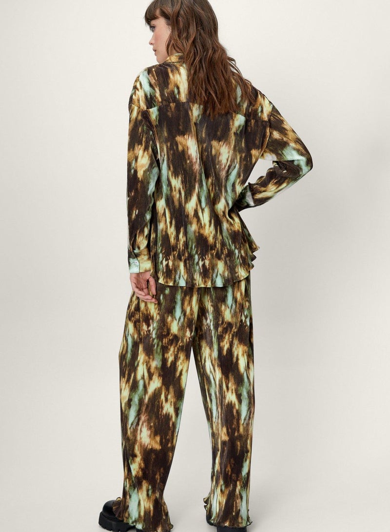 NASTY GAL Tie Dye High Waist Pants  - Image 2