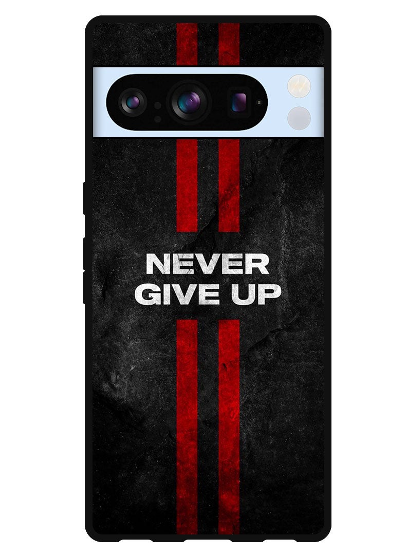 Theodor Protective Case Anti Scratch Shock Proof Bumper Cover For Google Pixel 8 Pro Never Give up stripes - Image 1